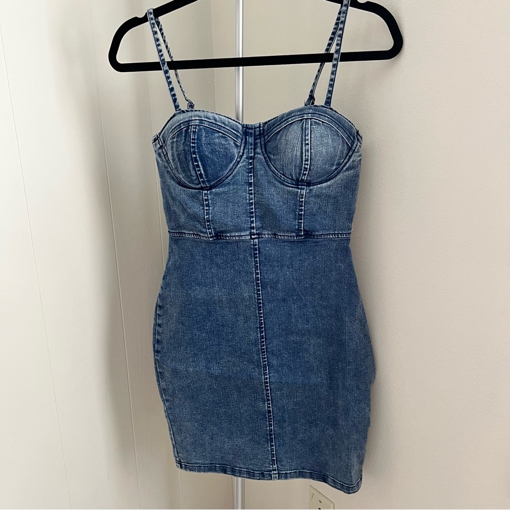 Stretch Denim Bodycon Dress | 6